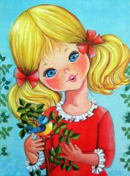 Красивые открытки для маленькой девочки