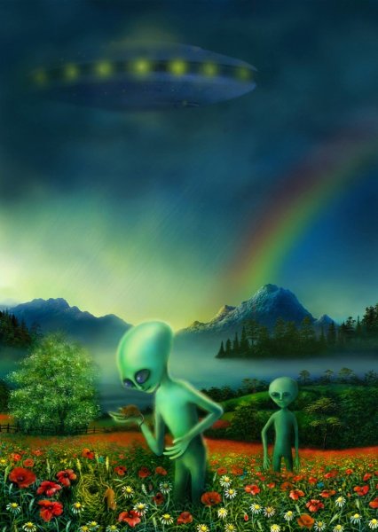 Инопланетянин рисунок