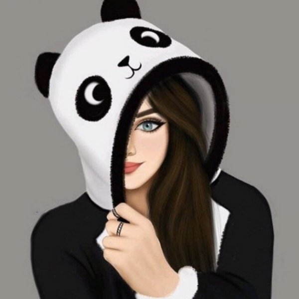 Девушка в очках с черным котом