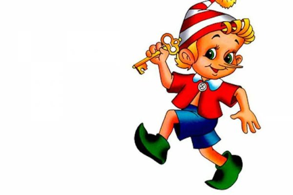 Буратино рисунок карандашом