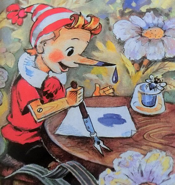 Сказочные персонажи Буратино