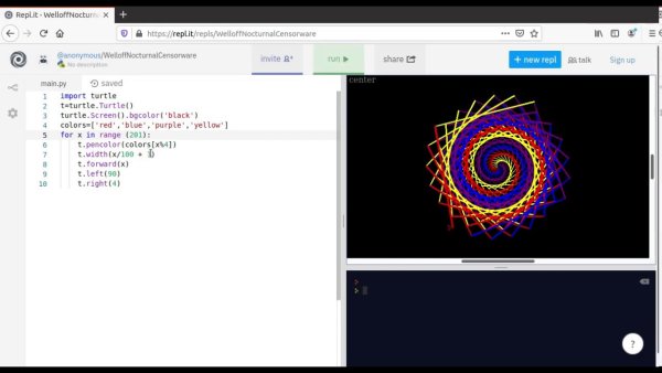 Черепашья Графика в Python