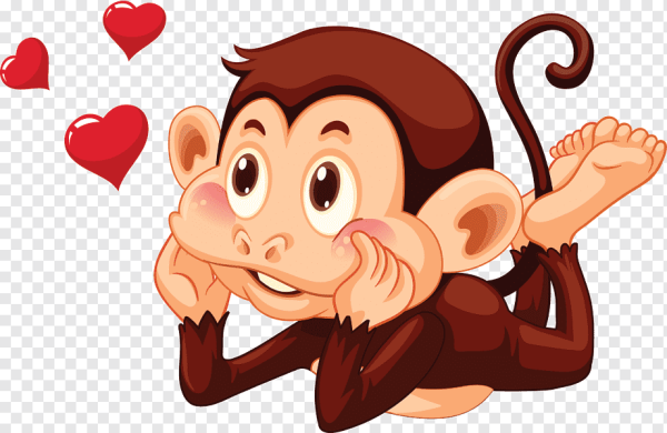 Рисование обезьянки для дошкольников