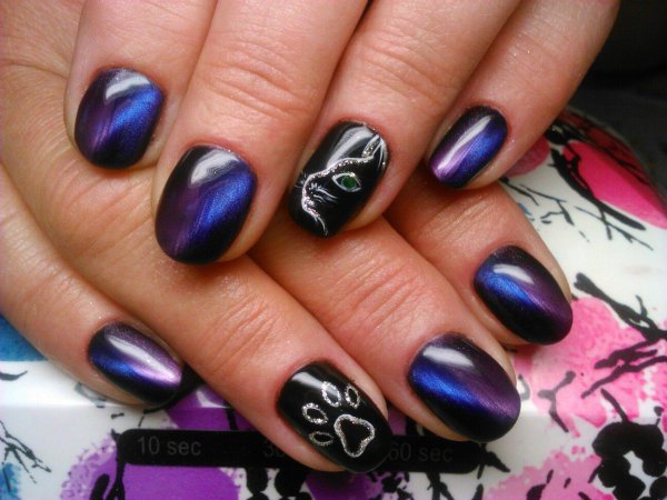Гель лак Кошкин глаз