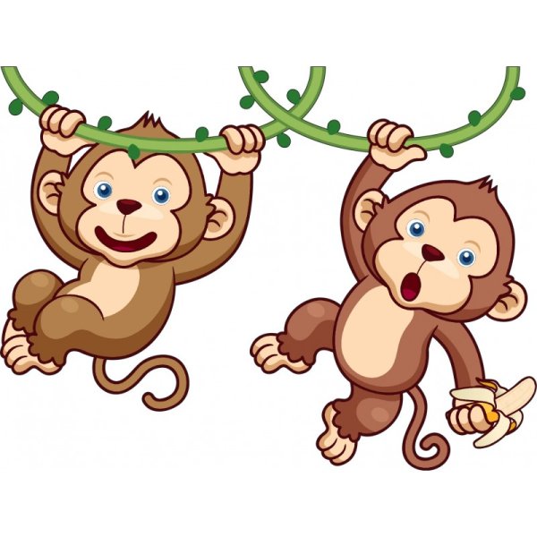 Мультяшные мартышки