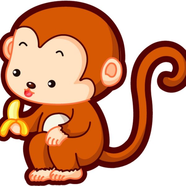 Рисунки милых обезьянок