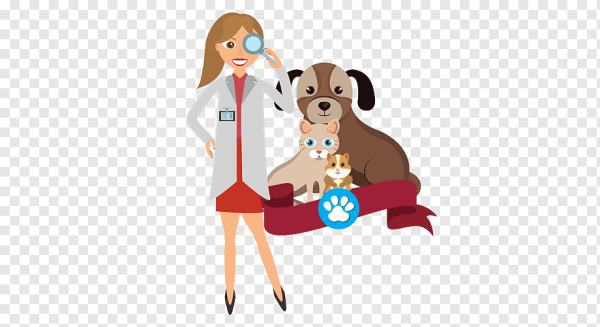 Ветеринар на прозрачном фоне