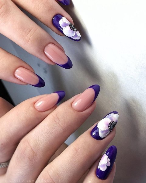 Выкладной френч синий