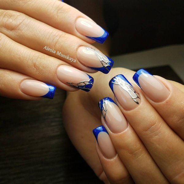 Синий френч 2022