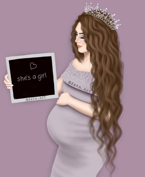 Силуэт беременной