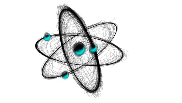 Атом без фона