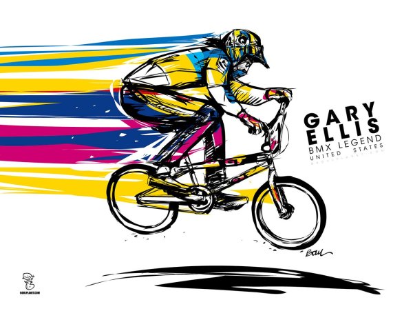 Велосипедист рисунок граффити