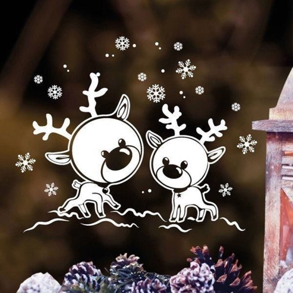 Новогодний рисунки для окн