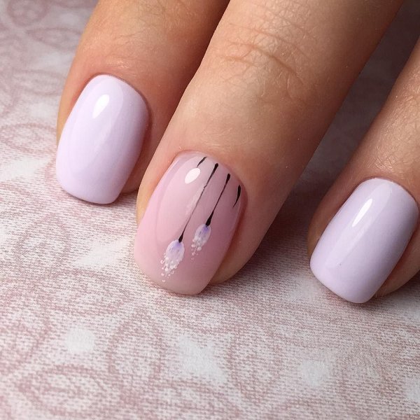 Ногти короткие