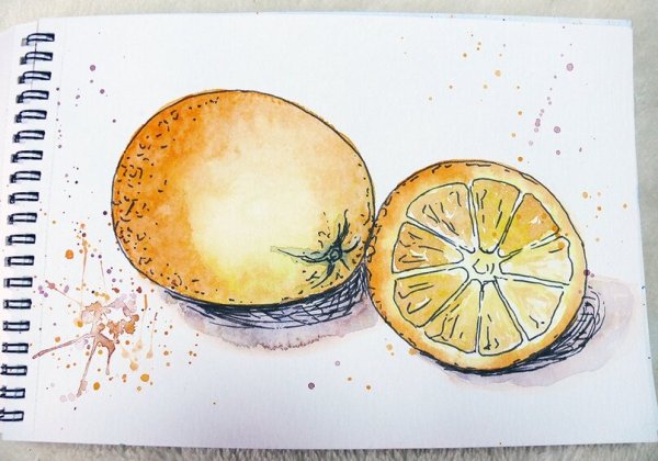 Скетчи маркерами