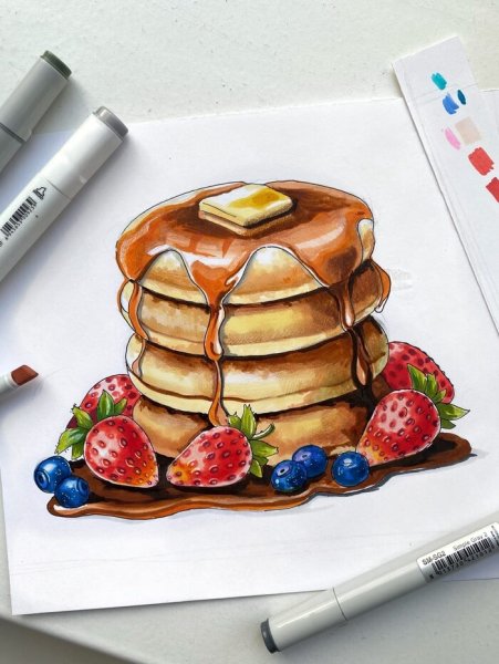 Рисунки для срисовки маркерами