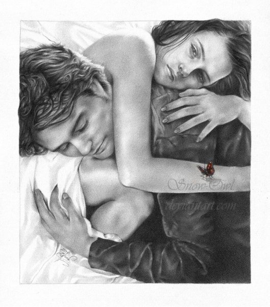 Мужчина и женщина рисунок карандашом