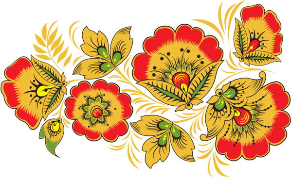 Росписи Городецкая Жостовская Хохломская