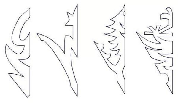 Трафареты Снеж Инка для вырезания