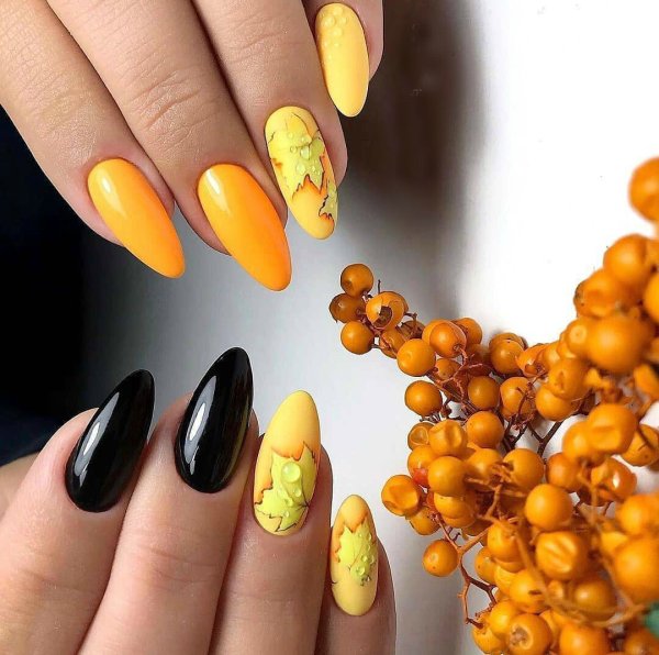 Ногти осень