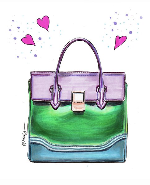Нарисовать сумочку