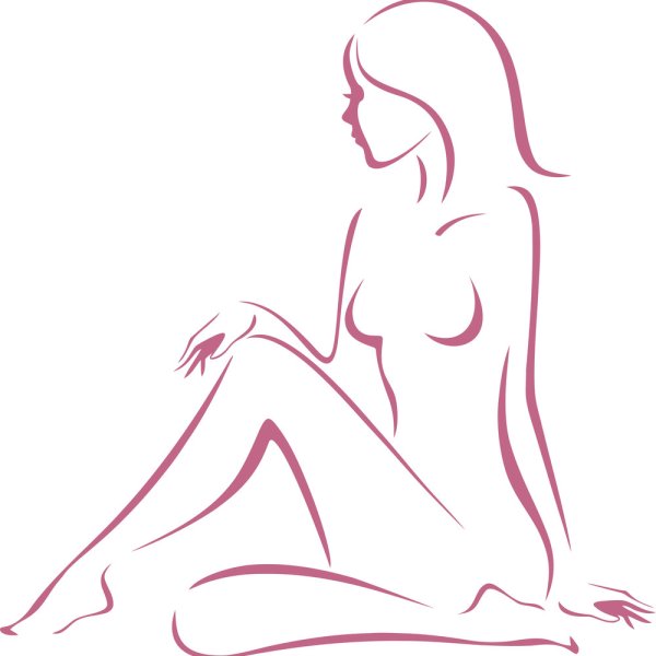 Картина женщина со спины