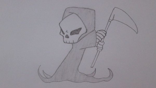 Смерть рисунок