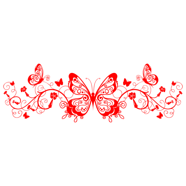 Красный орнамент