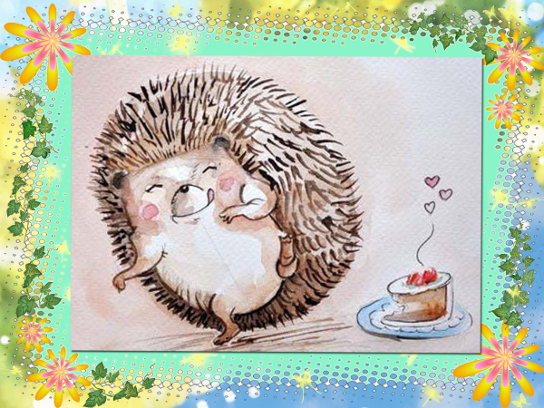 Ежик картинка для детей