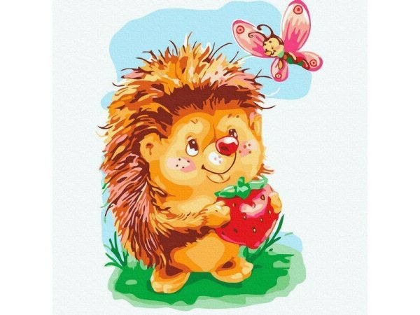 Ежик рисунок для детей