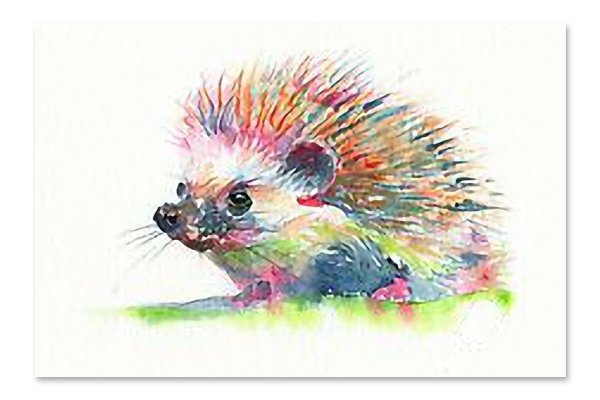 Ежик рисунок