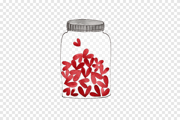 Баночка с сердечками