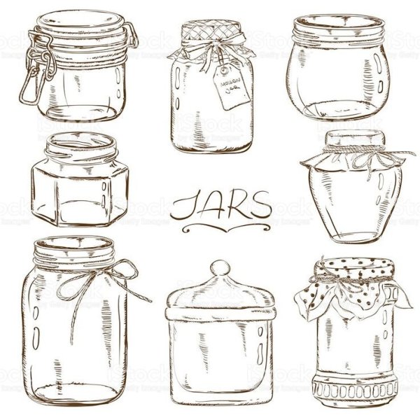 Баночка рисунок