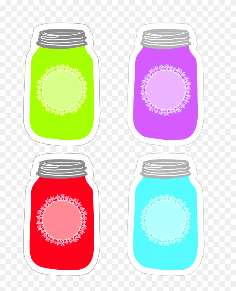 Трафарет баночки для витаминов