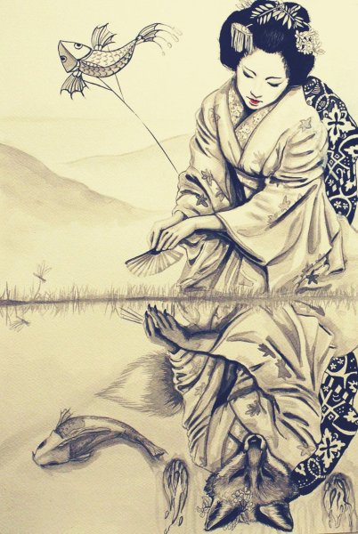 Ветка ампельная Сакура