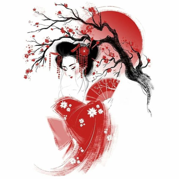 Гора Фудзияма в Японии вектор