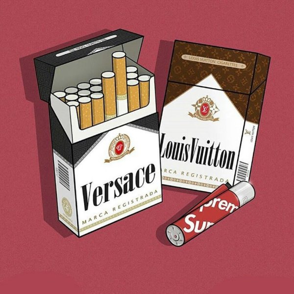 Пачка сигарет Мальборо рисунок