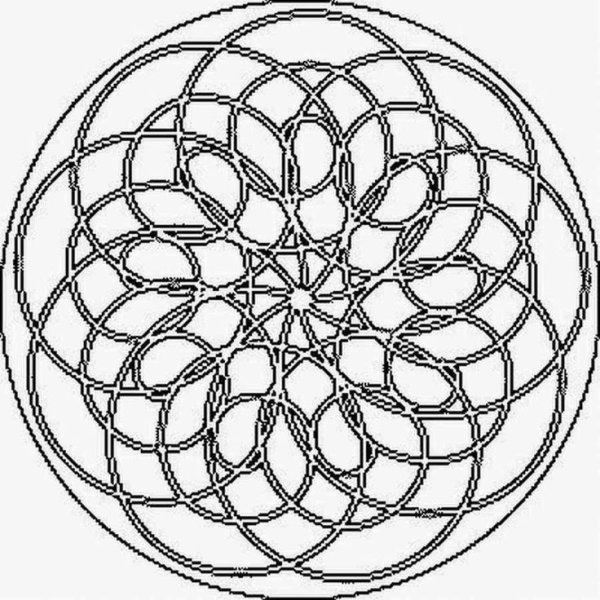 Орнамент циркулем