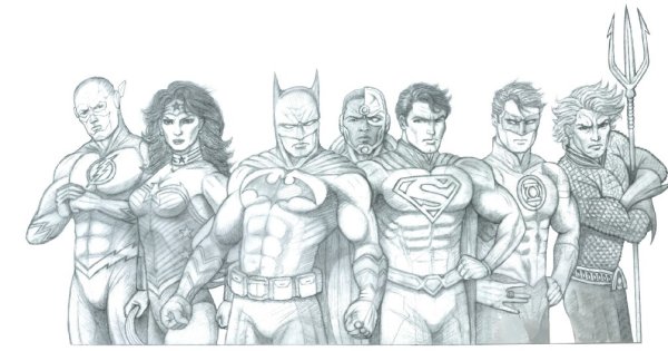 Супергерои карандашом