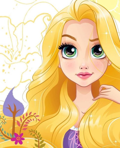 Рапунцель рисунок