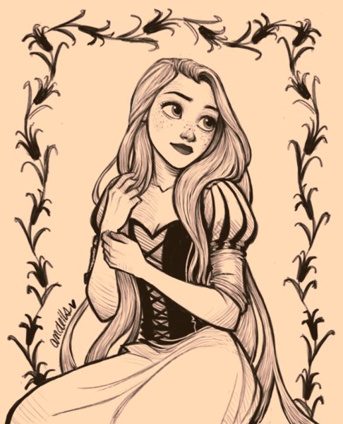 Принцессы Диснея Рапунцель