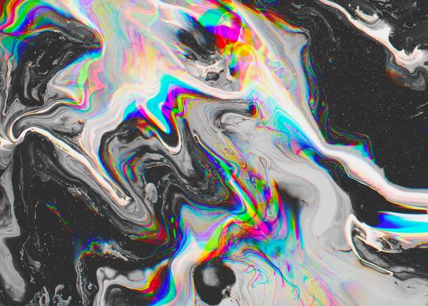 Абстракция глитч