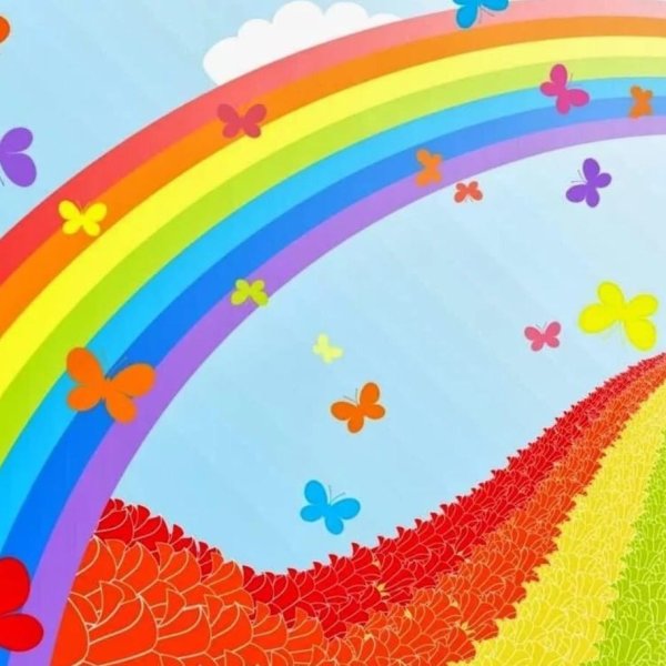 Радуга картина
