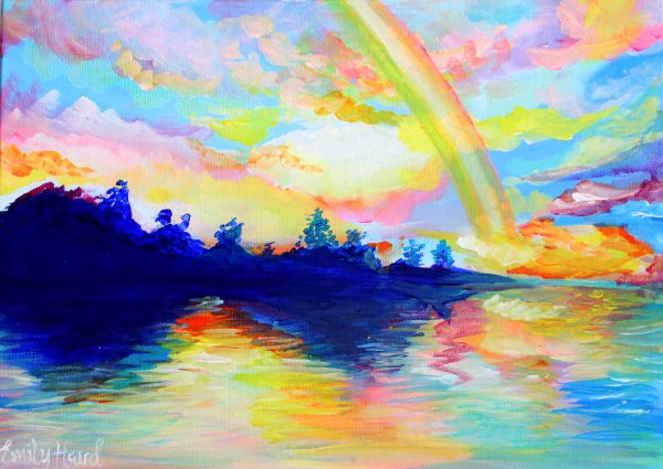 Рисунки красочные и яркие