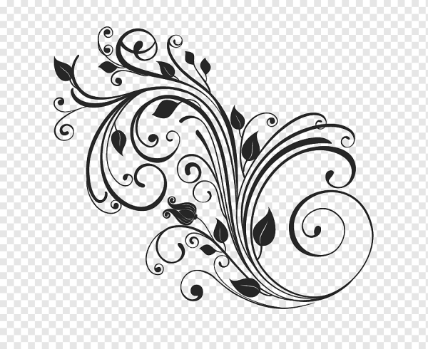 Красивые черные узоры