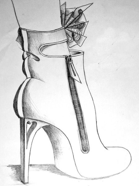 Набросок туфли