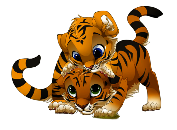Тигренок мультяшный