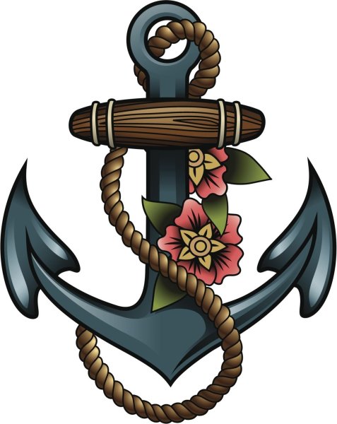 Якорь рисунок
