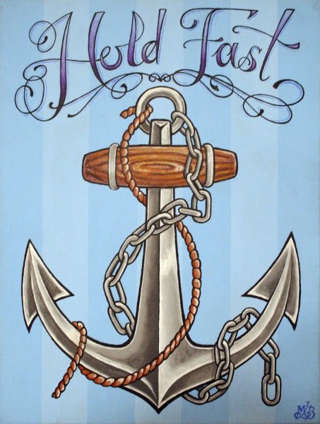 Якорь рисунок красивый