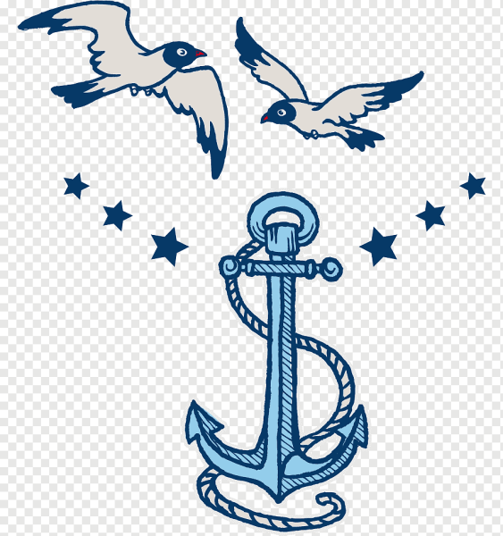 Якорь в круге